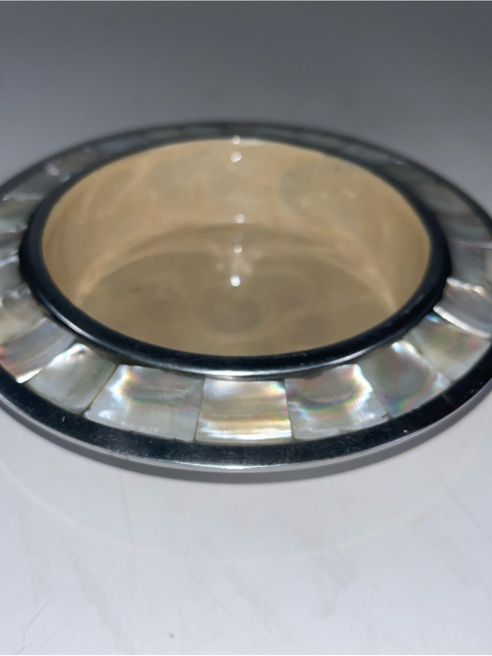 Mother-of-Pearl Wine Coaster Julia Knight 6.5”